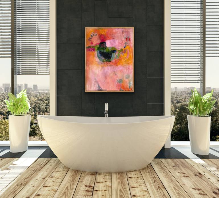 Original Abstract Painting by Marti Leroux