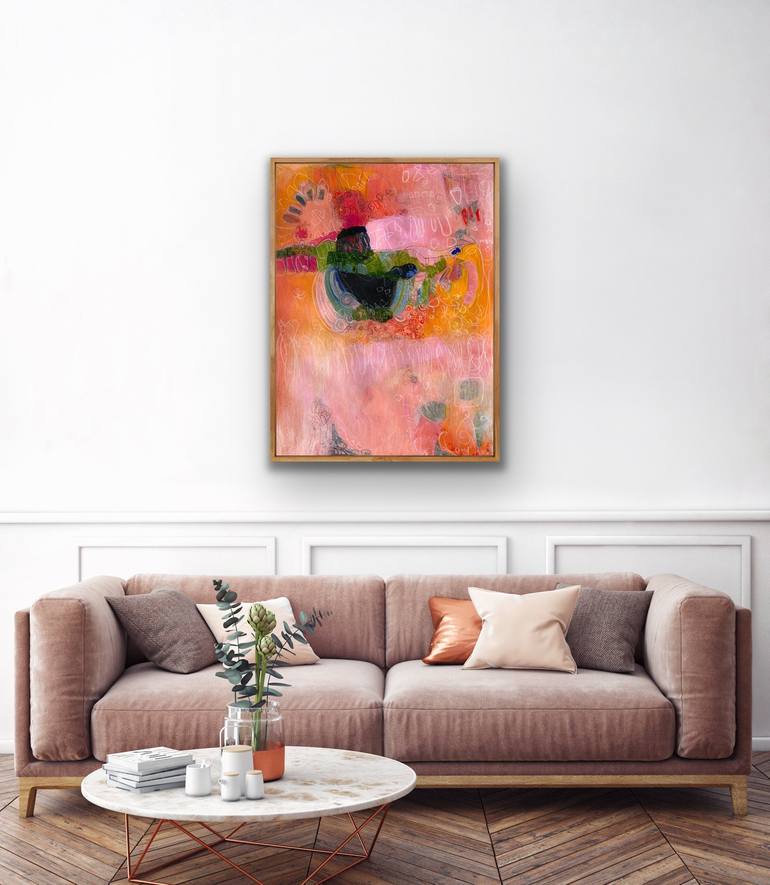 Original Abstract Painting by Marti Leroux