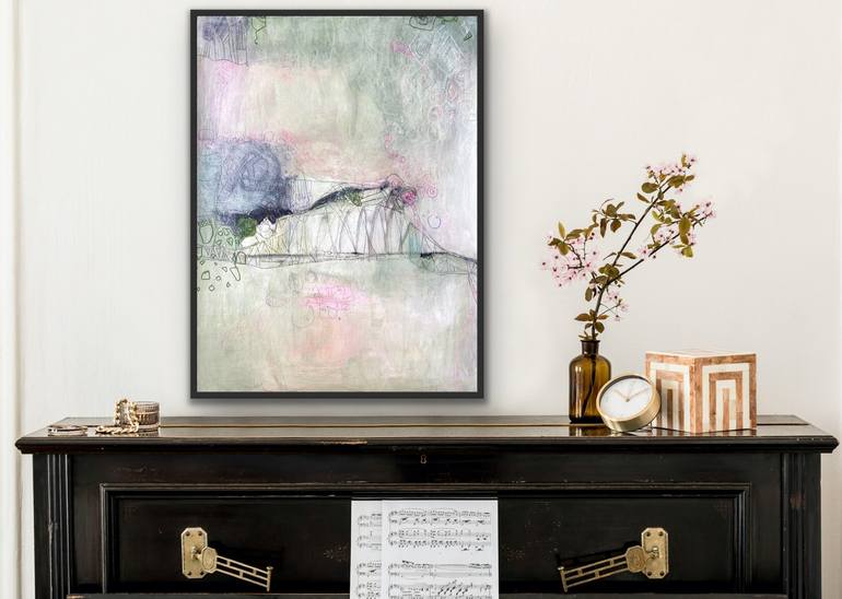Original Contemporary Abstract Painting by Marti Leroux