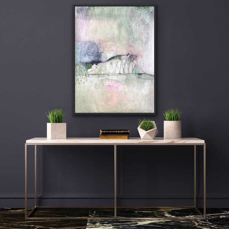 Original Contemporary Abstract Painting by Marti Leroux