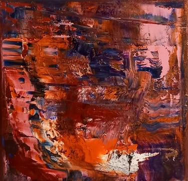 Original Abstract Expressionism Abstract Paintings by Magdalena Chmielek
