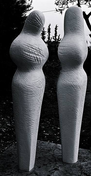 Original Figurative Abstract Sculpture by Odysseas Tosounidis