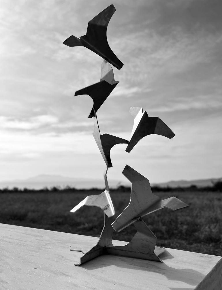 Original Contemporary Abstract Sculpture by Odysseas Tosounidis