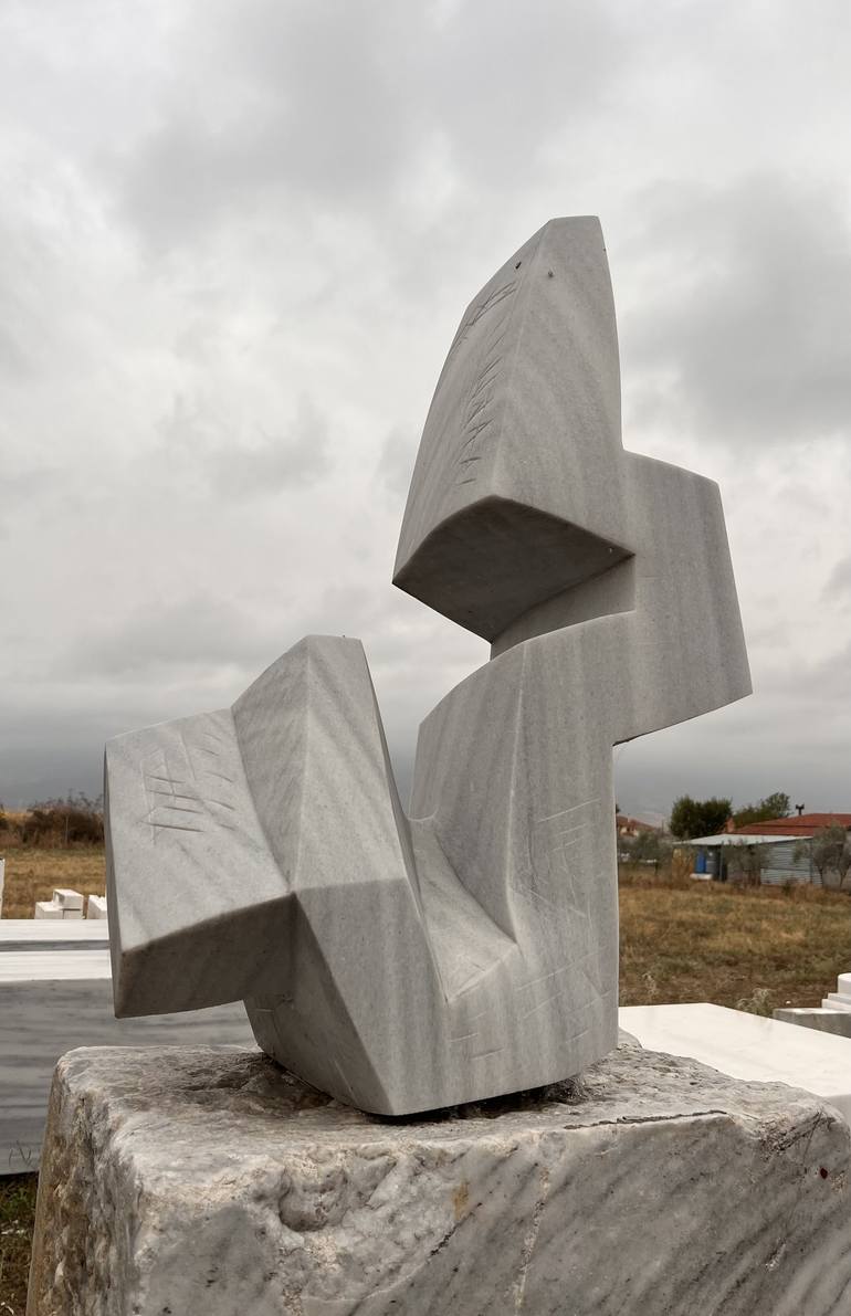 Original Abstract Geometric Sculpture by Odysseas Tosounidis