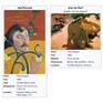 The work of Gauguin, on the basis of which I created my painting.