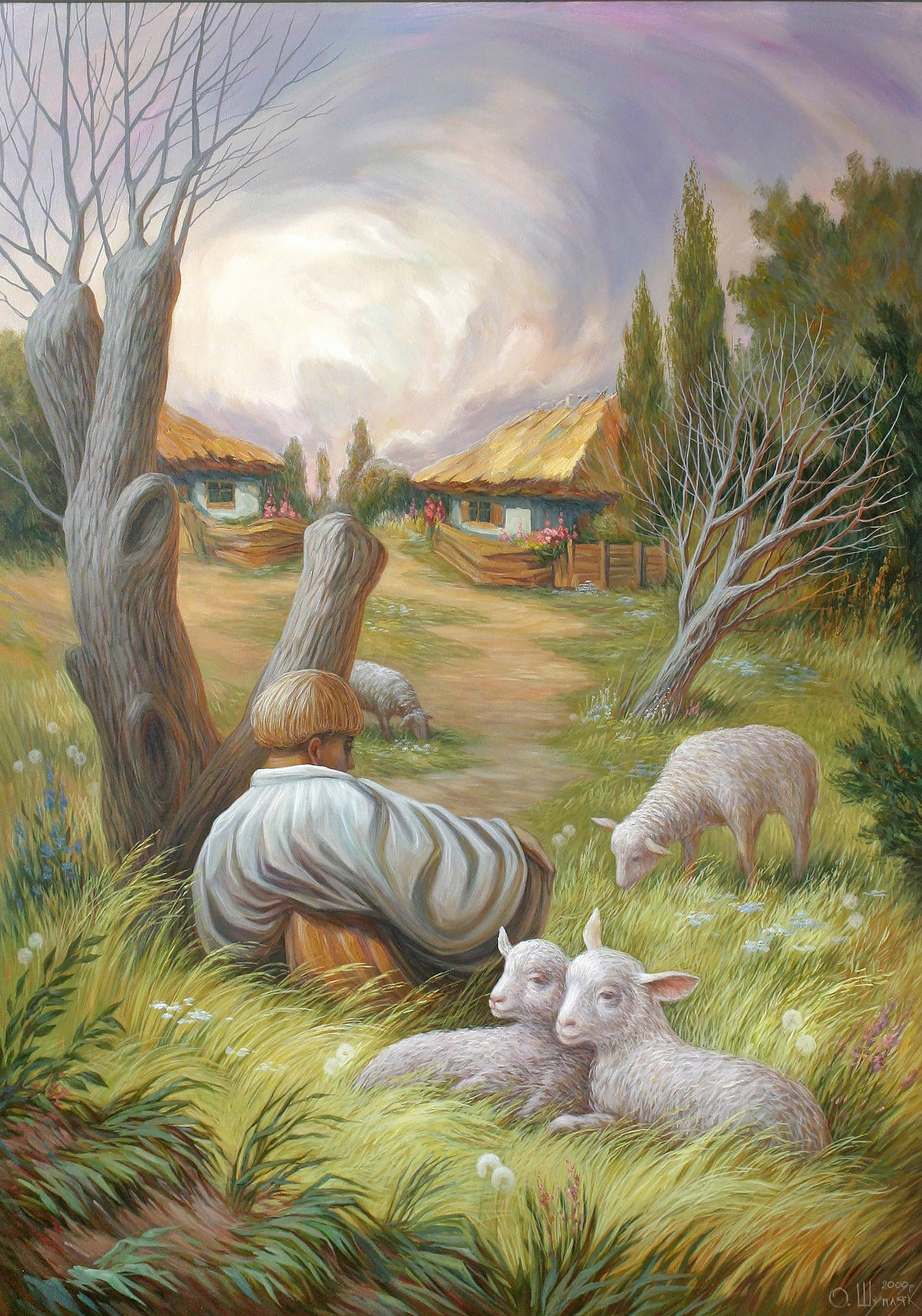 Taras Shevchenko Painting by Oleg Shupliak | Saatchi Art