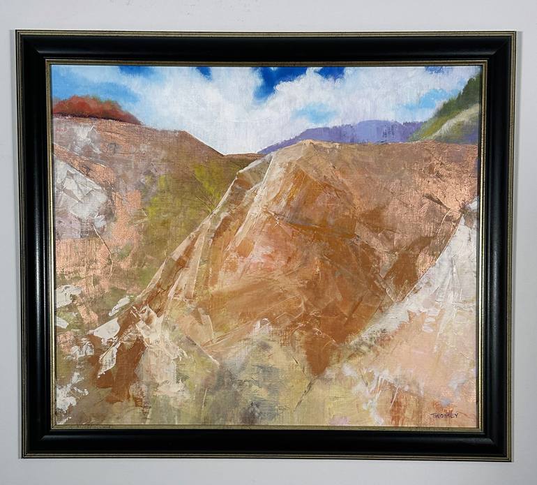 Original Conceptual Landscape Painting by Catherine Twomey
