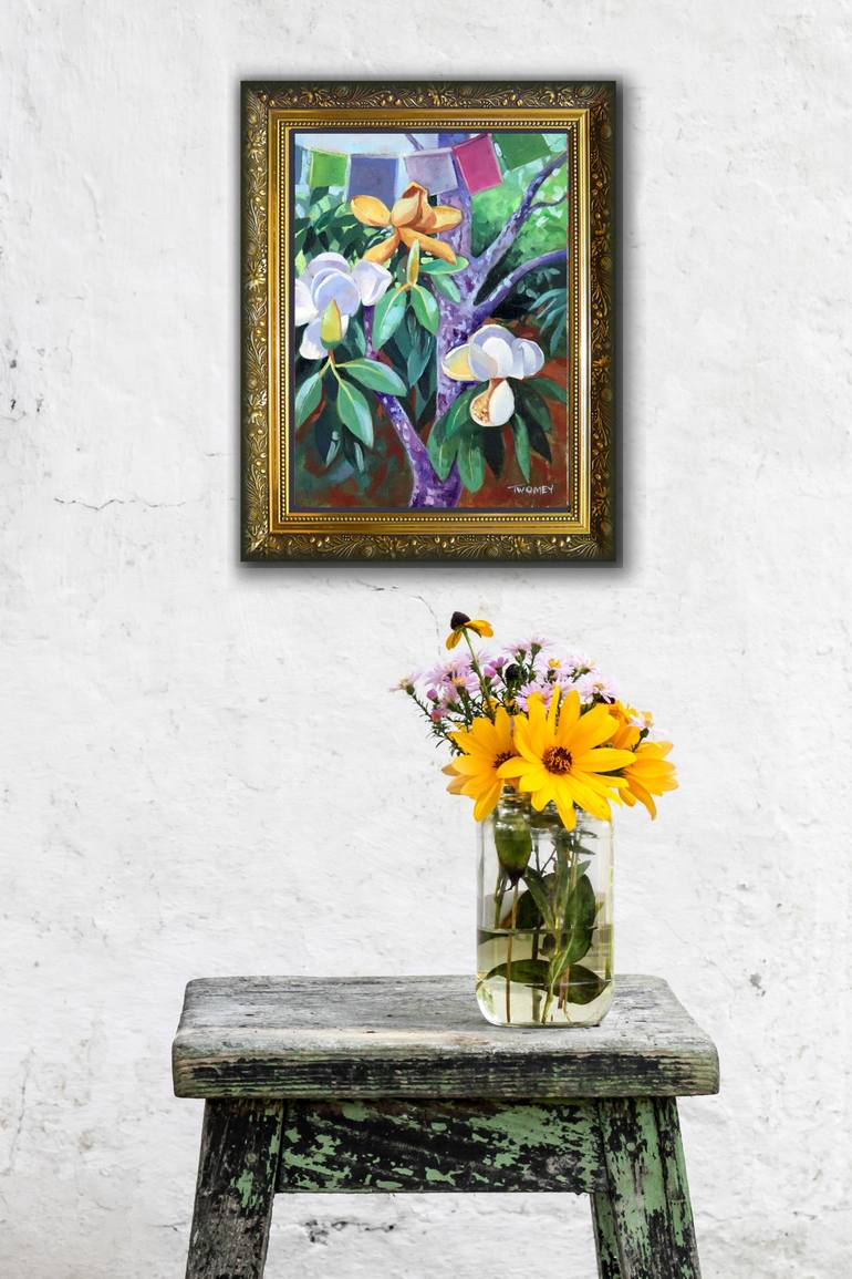 Original Conceptual Landscape Painting by Catherine Twomey