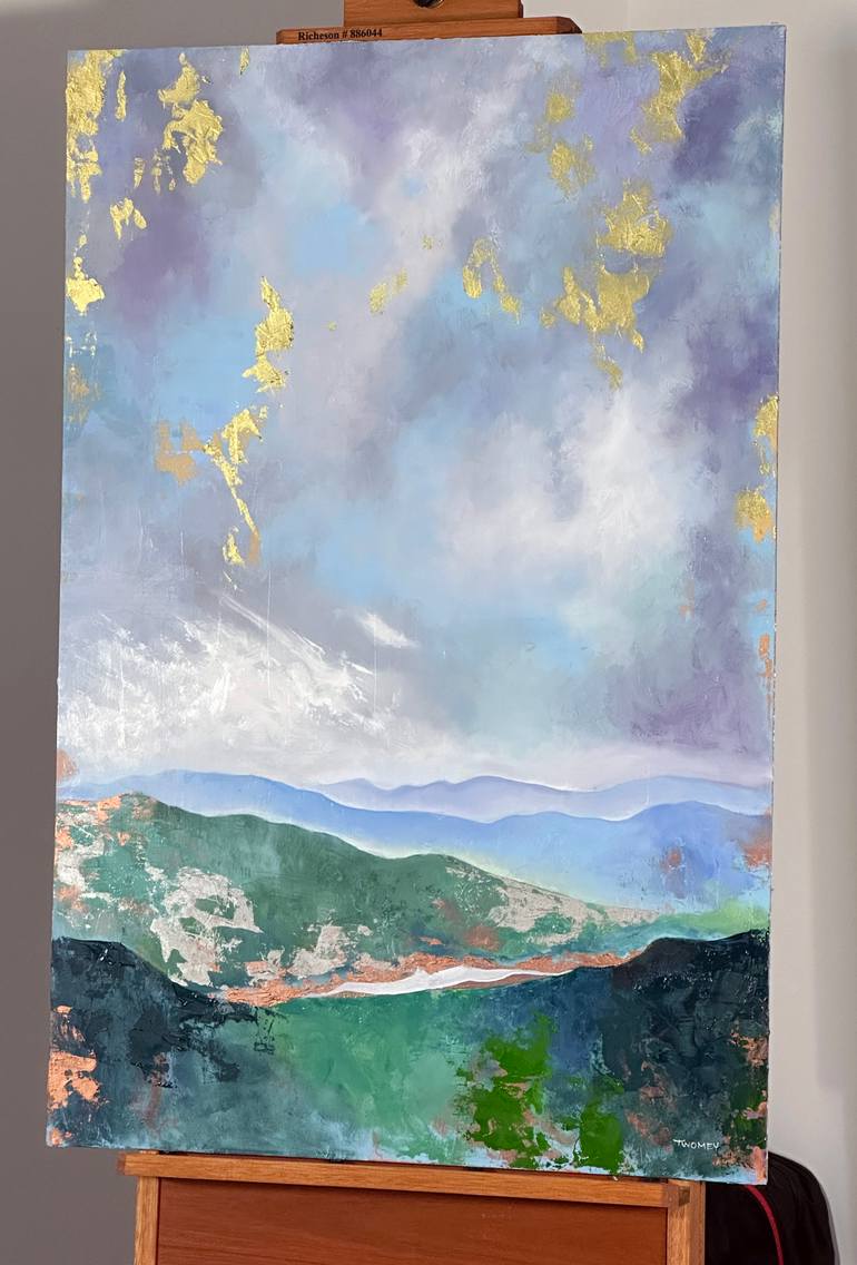 Original Abstract Landscape Painting by Catherine Twomey