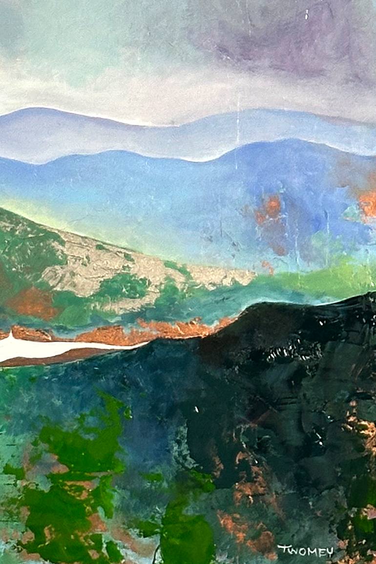 Original Abstract Landscape Painting by Catherine Twomey