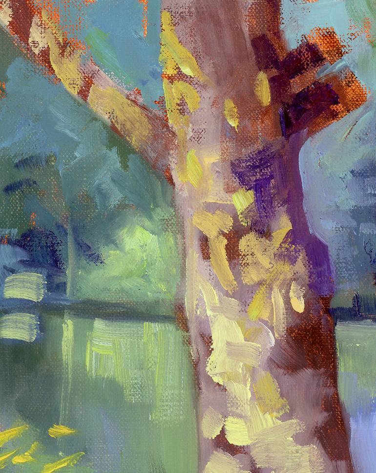 Original Conceptual Landscape Painting by Catherine Twomey