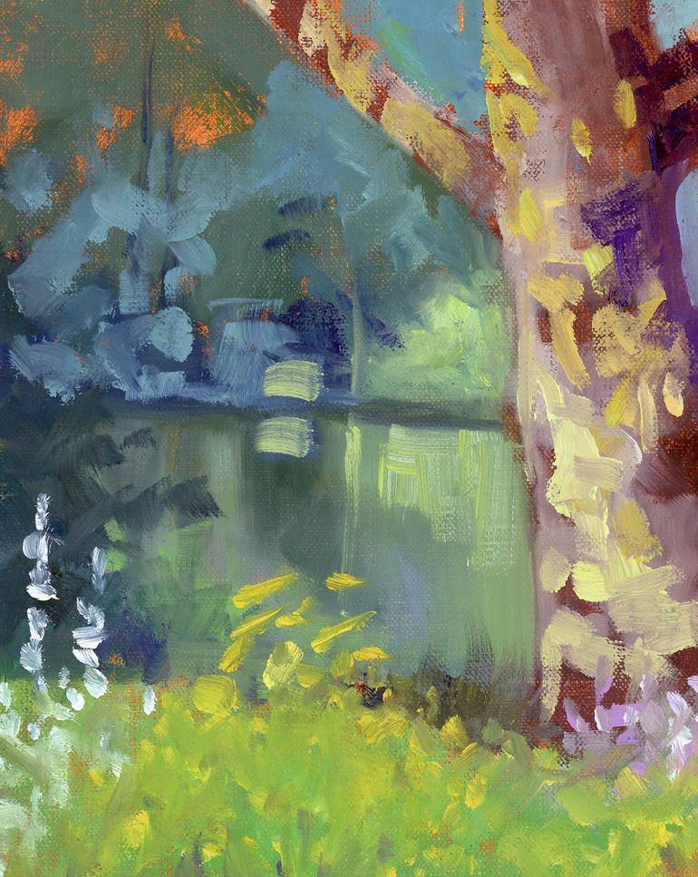 Original Conceptual Landscape Painting by Catherine Twomey