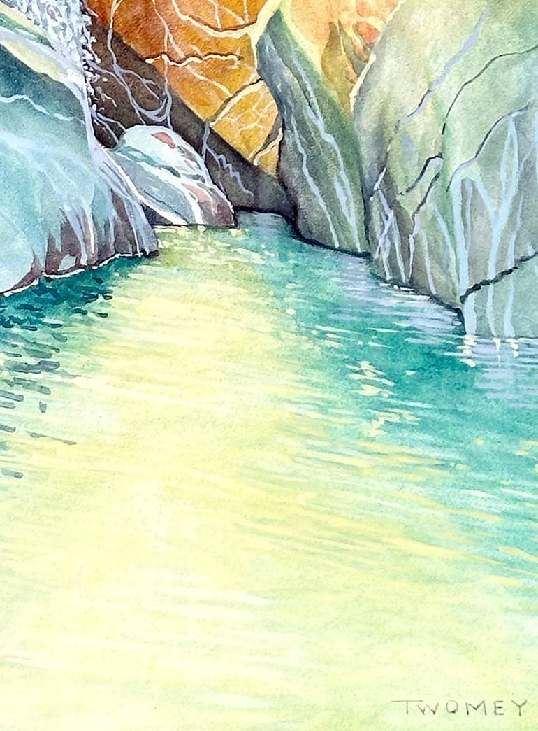 Original Classicism Landscape Painting by Catherine Twomey