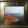 Antique gold frame included in purchase of East Fall Blue Ridge, signed oil by C. Twomey.