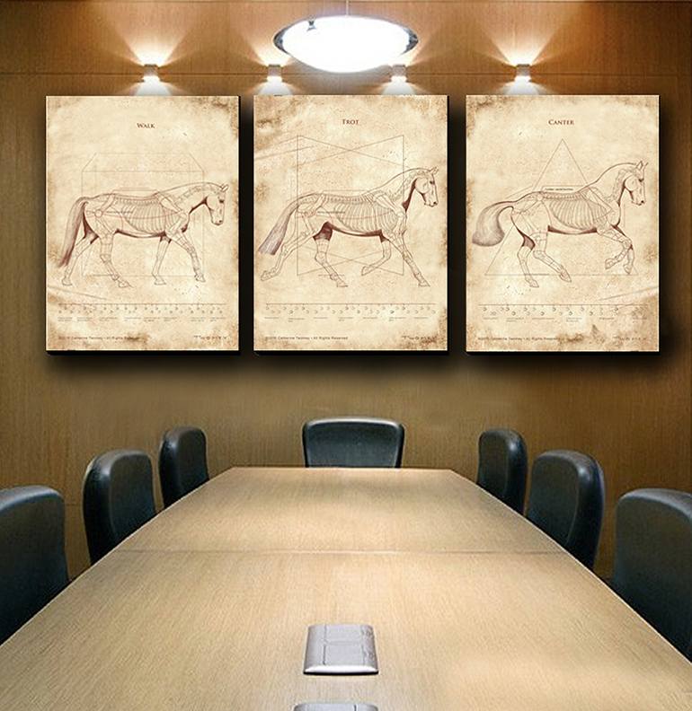 Original Conceptual Horse Painting by Catherine Twomey
