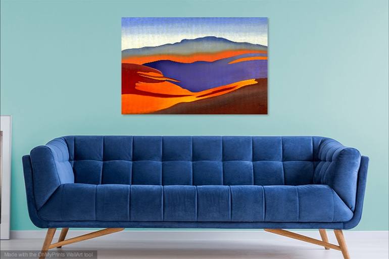 Original Abstract Landscape Painting by Catherine Twomey