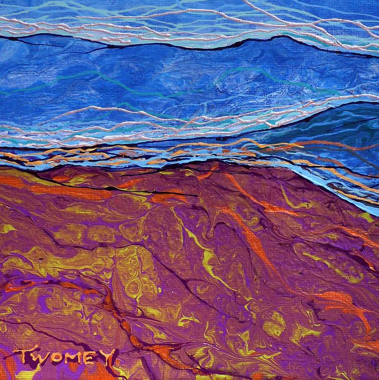 Original Abstract Landscape Painting by Catherine Twomey