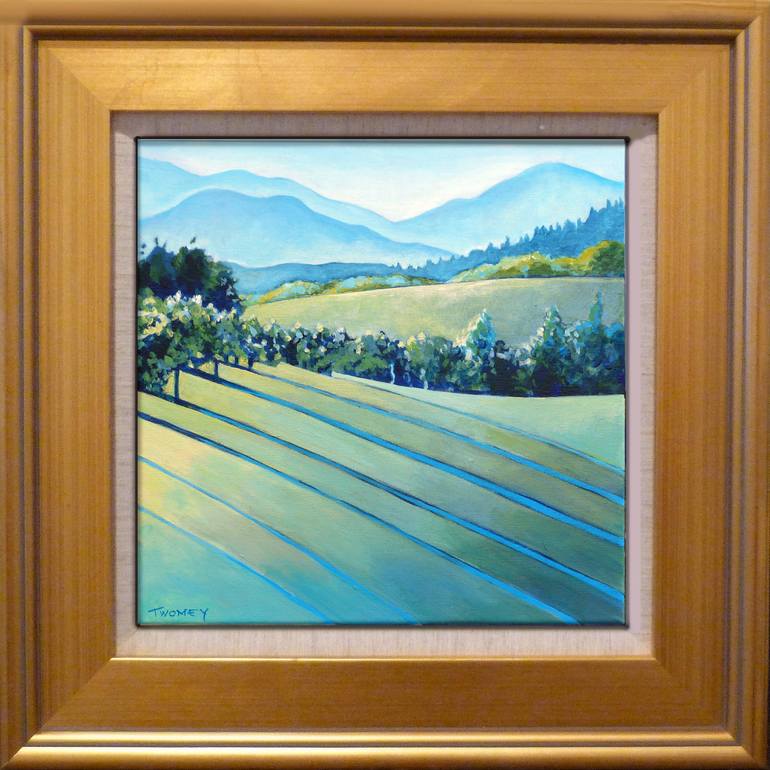 Original Abstract Expressionism Landscape Painting by Catherine Twomey