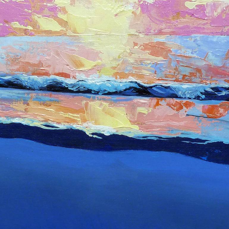 Original Conceptual Seascape Painting by Catherine Twomey