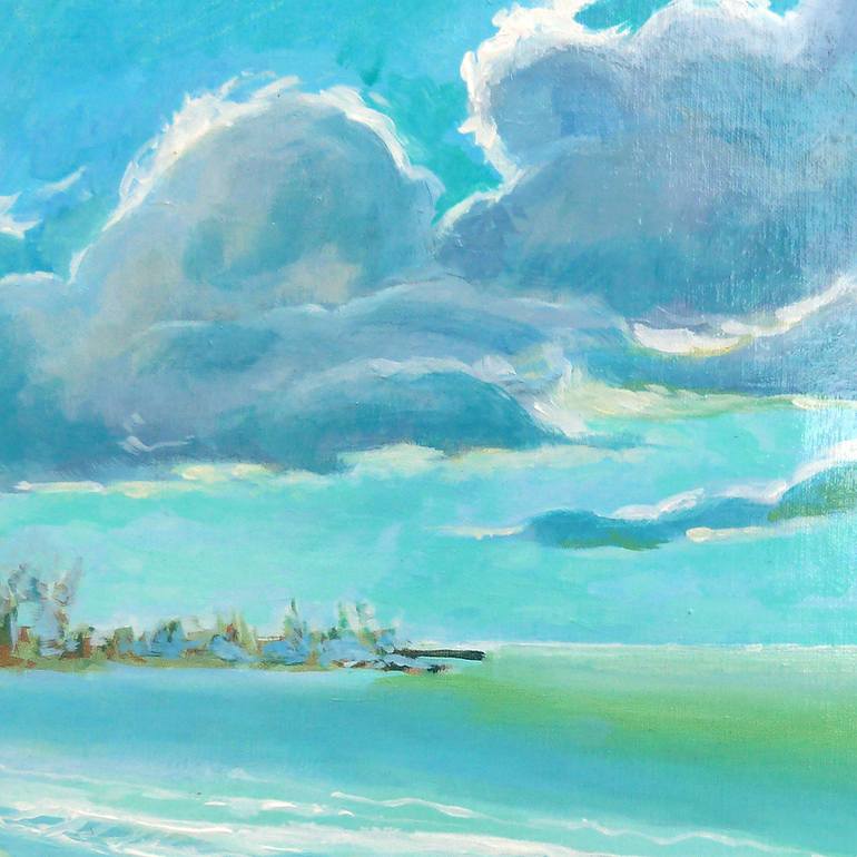 Original Conceptual Landscape Painting by Catherine Twomey