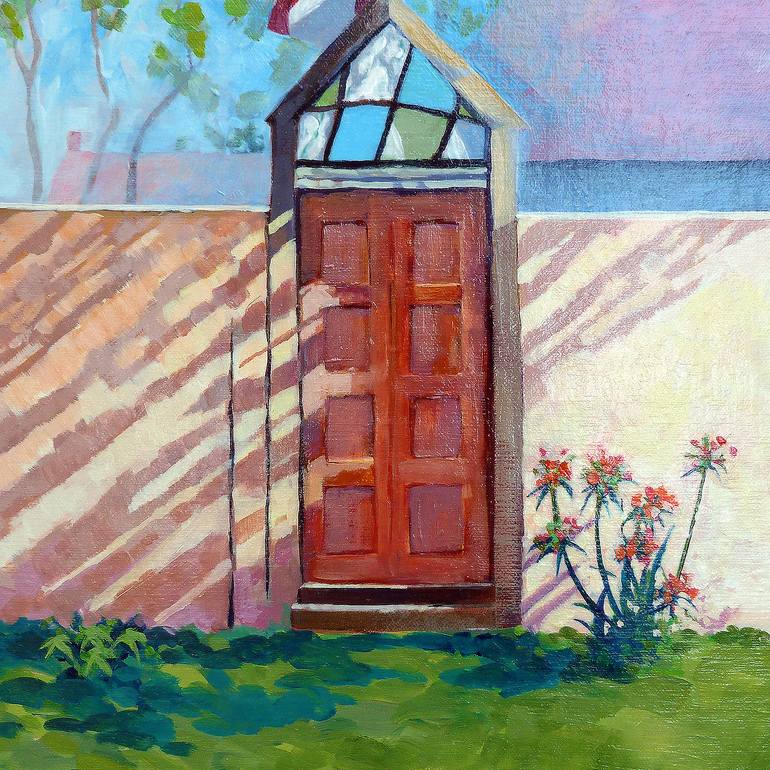 Original Conceptual Landscape Painting by Catherine Twomey