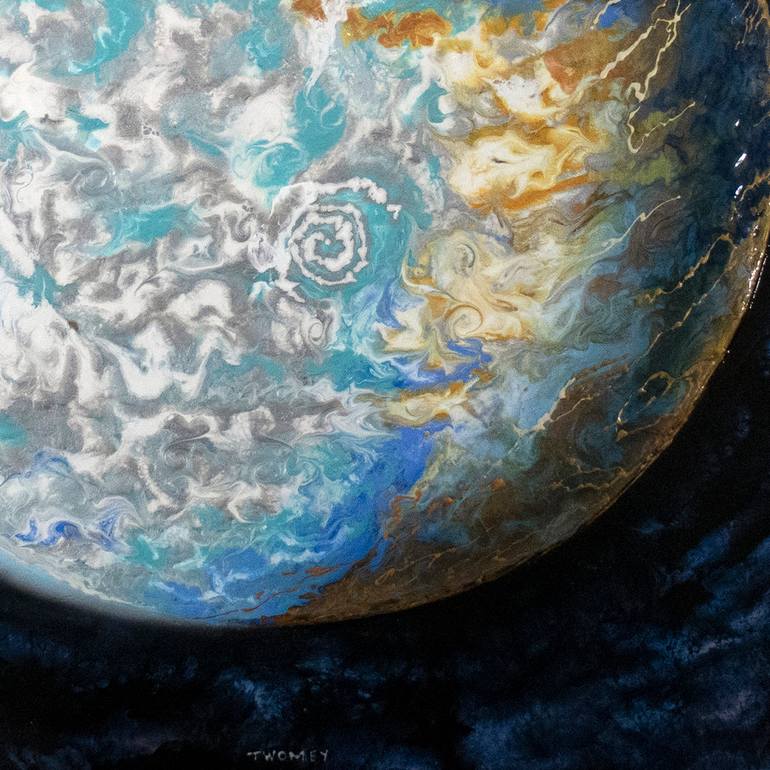 Original Conceptual Nature Painting by Catherine Twomey