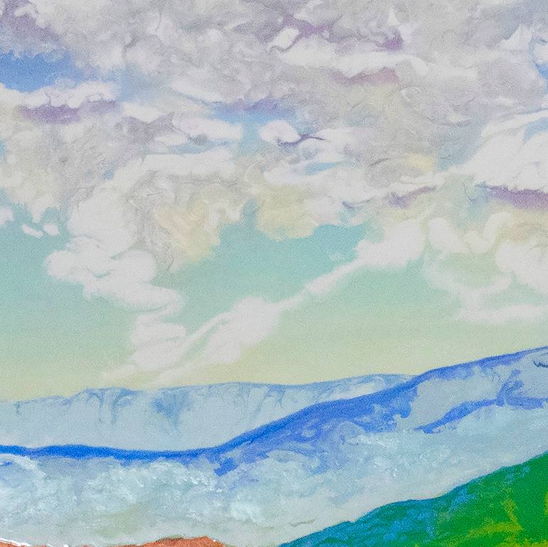 Original Conceptual Landscape Painting by Catherine Twomey