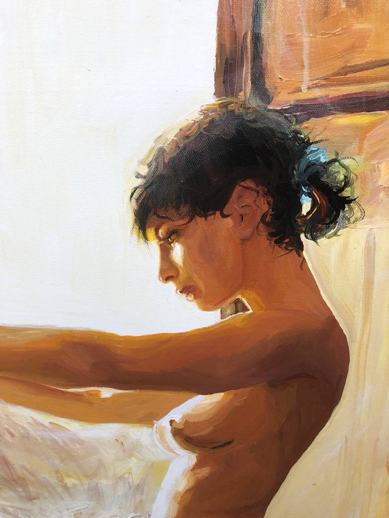 Original Impressionism Nude Painting by Seth Couture