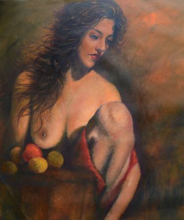 Print of Figurative Love Paintings by Chaitan Bhosale