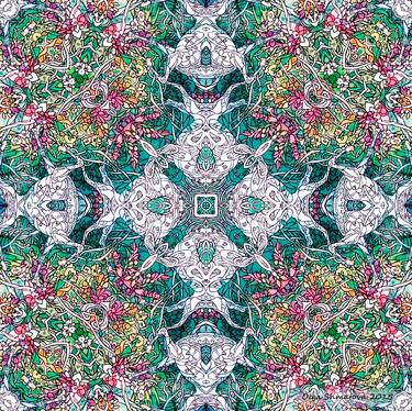 Print of Floral Collage by Olga Shmatova