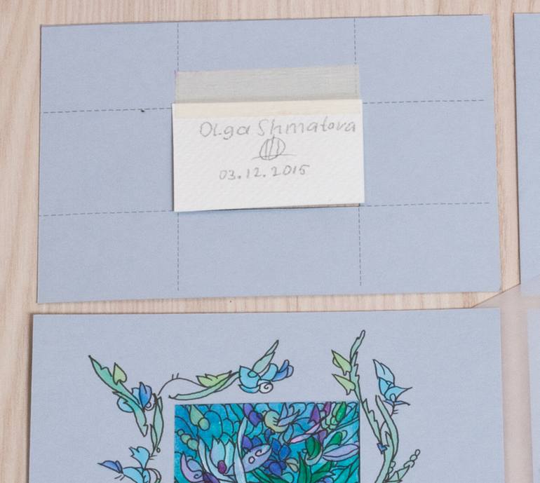 Original Abstract Expressionism Floral Painting by Olga Shmatova