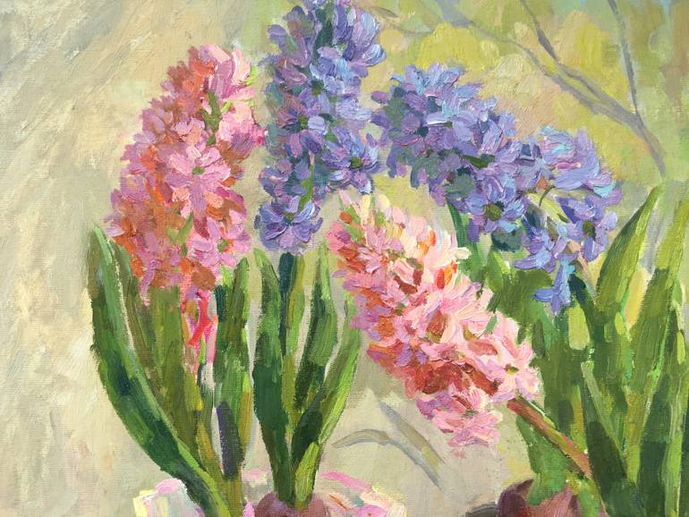 Original Figurative Botanic Painting by Paula Lytovchenko