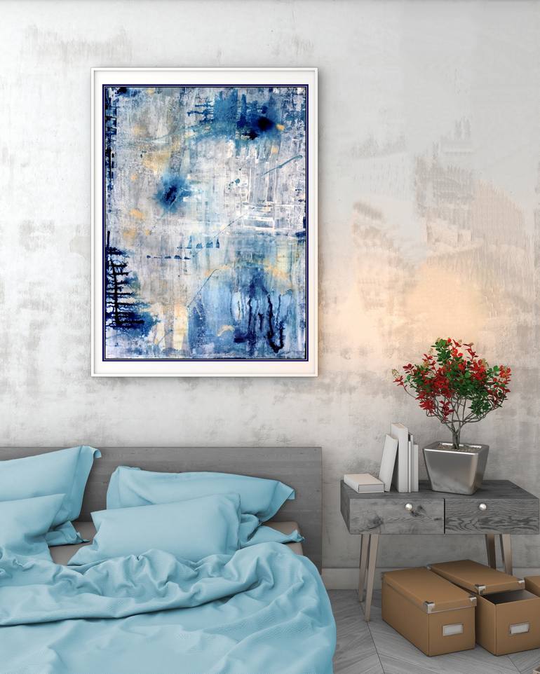 Original Abstract Graffiti Painting by Louise Parsons