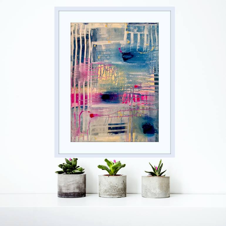 Original Modern Abstract Painting by Louise Parsons