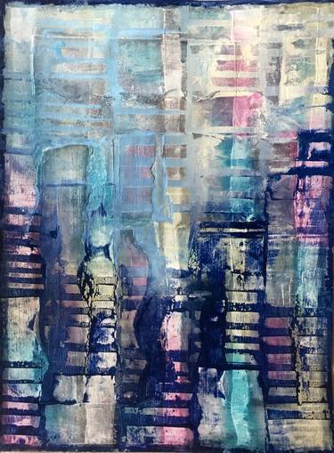 Original Abstract Paintings by Louise Parsons