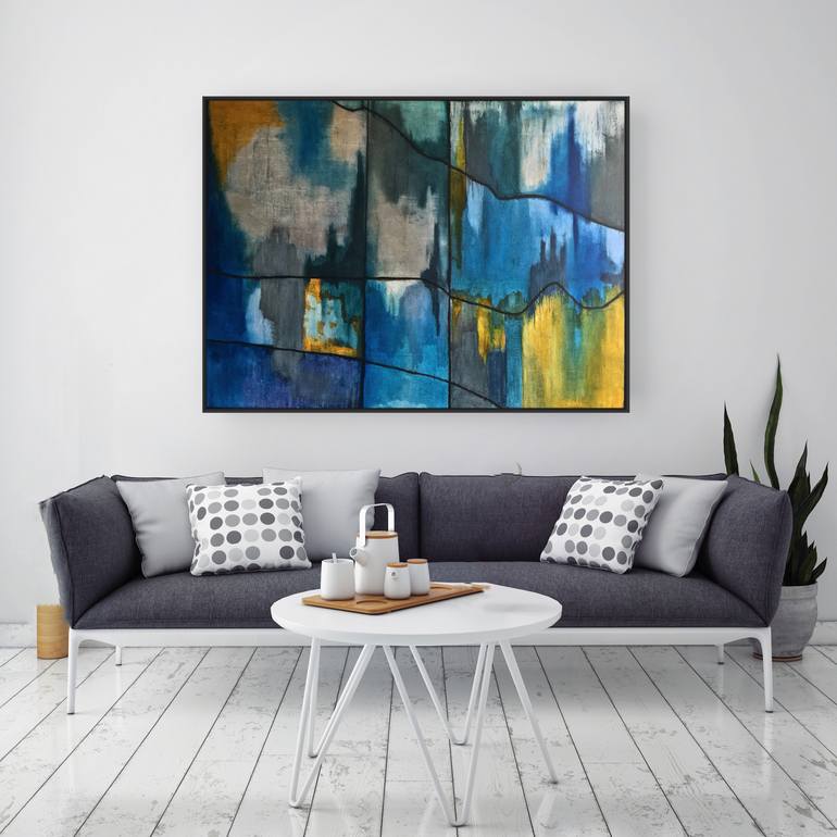 Original Modern Abstract Painting by Louise Parsons