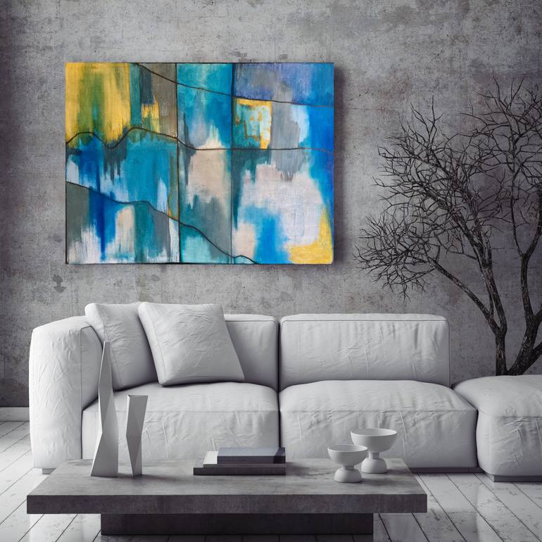 Original Abstract Painting by Louise Parsons