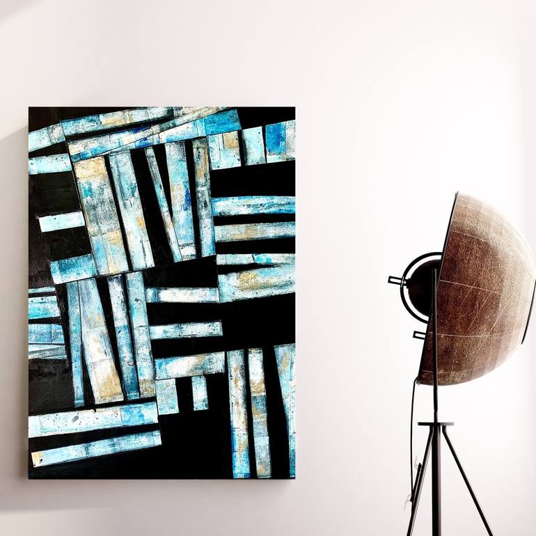 Original Abstract Painting by Louise Parsons