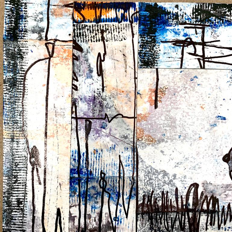 Original Abstract Expressionism Abstract Painting by Louise Parsons