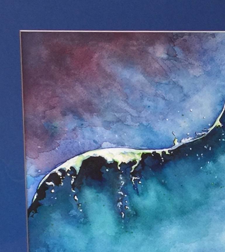 Original Expersionism Water Painting by Erika Arett
