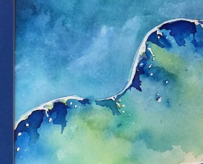 Original Expersionism Water Painting by Erika Arett