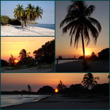 Sunset at the Playa Girón (Cuba) thumb