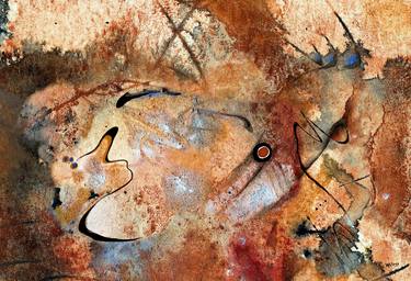 Original Abstract Mixed Media by Wolfgang Schweizer