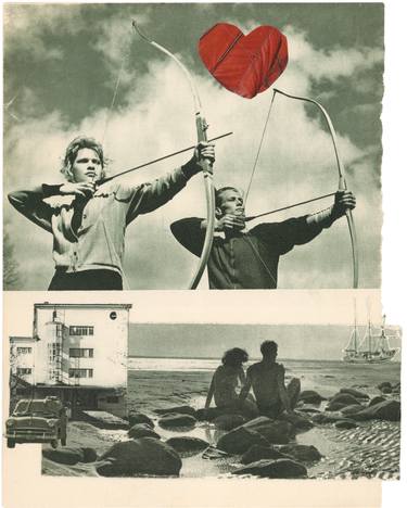 Original Documentary People Collage by Martina Slukova