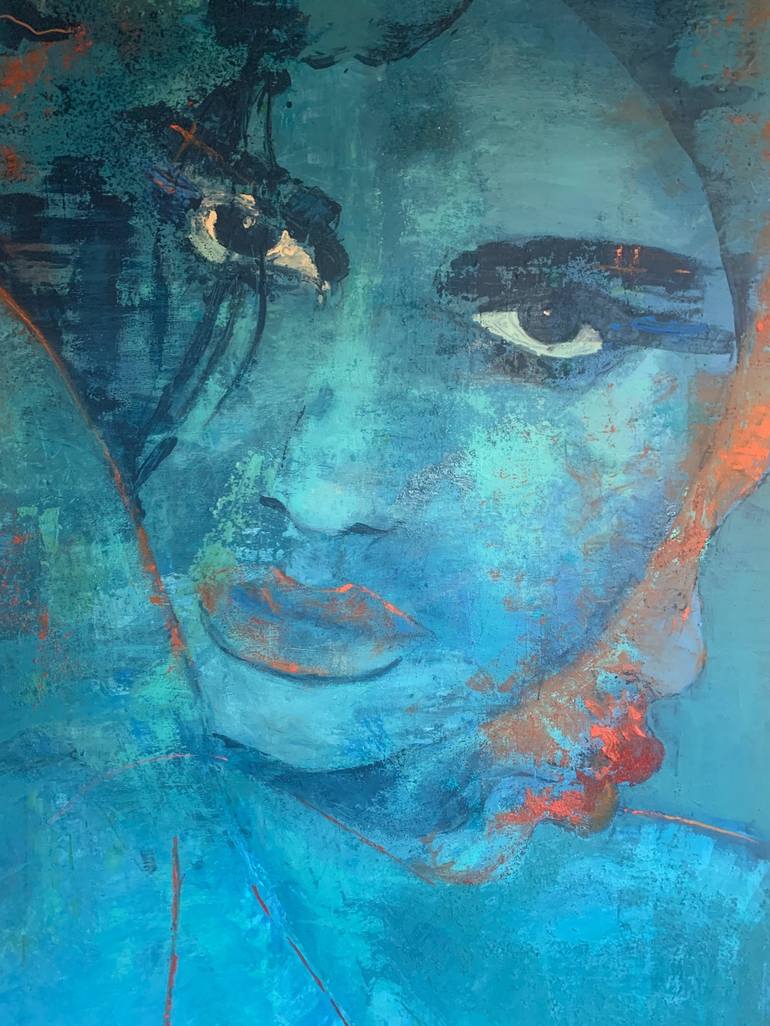 Original Abstract Women Painting by A Maizianne
