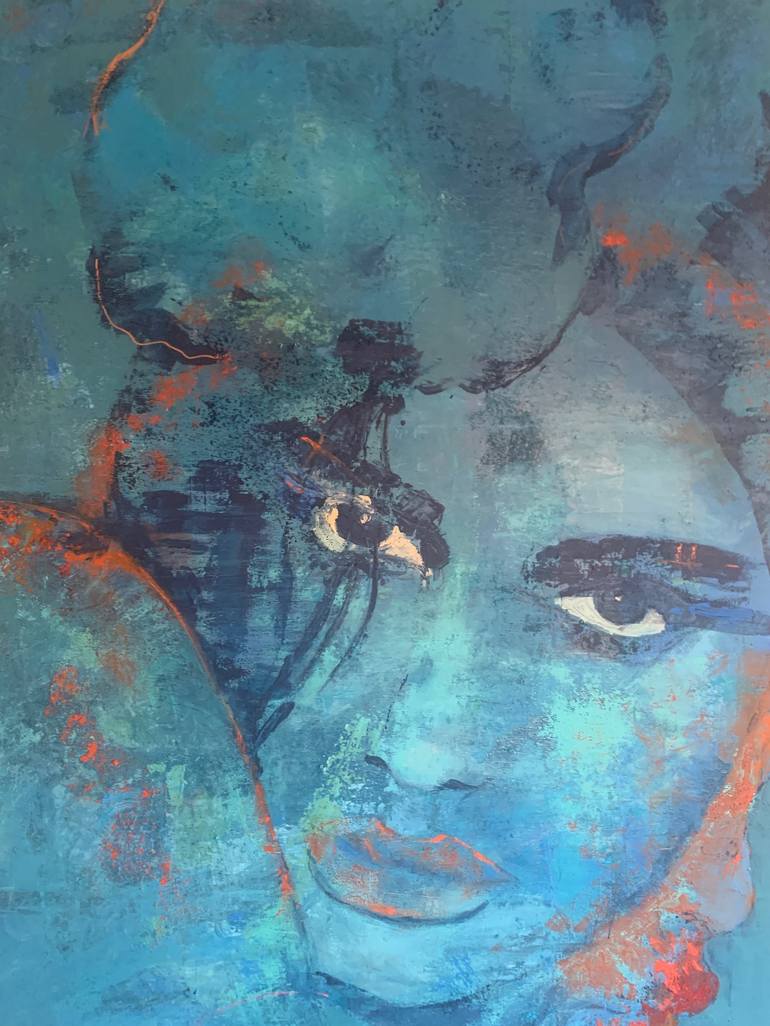 Original Abstract Women Painting by A Maizianne