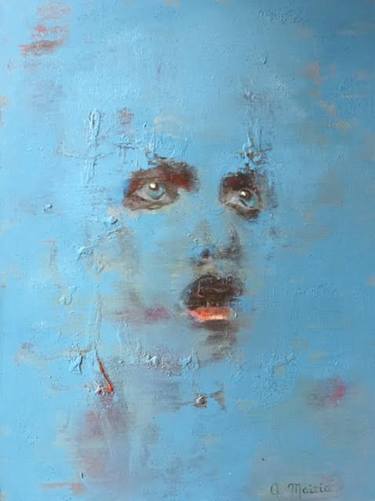 Original Abstract Portrait Paintings by A Maizianne