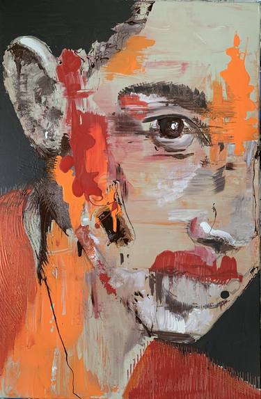 Original Abstract Portrait Paintings by A Maizianne