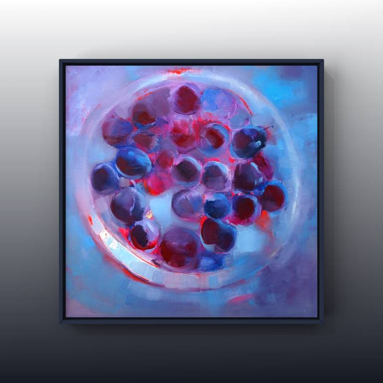Original Abstract Expressionism Food & Drink Painting by Diana Grigoryeva
