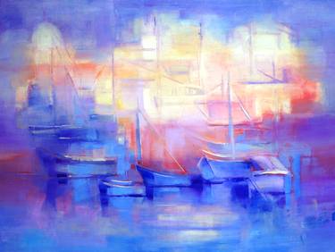 Print of Yacht Paintings by Diana Grigoryeva